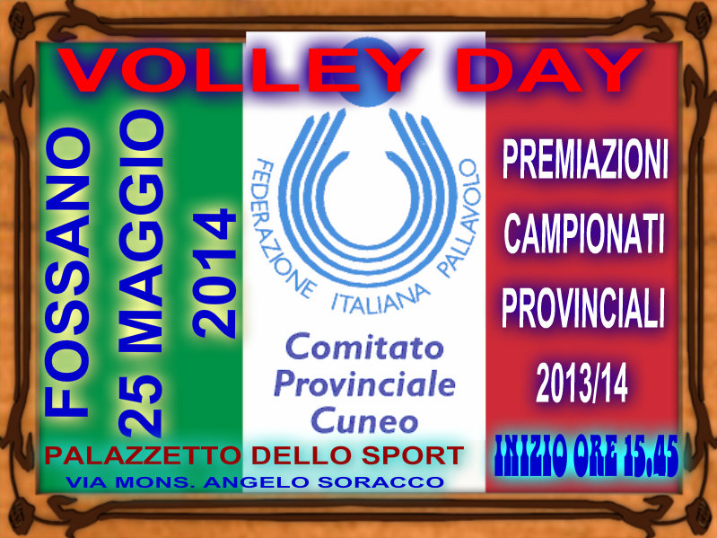 locandina volley day fossano 2014
