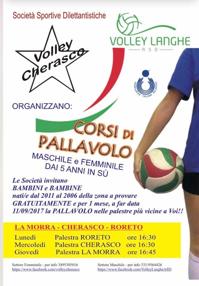 Volley Cherasco e Asd Volley Langhe uniscono le forze